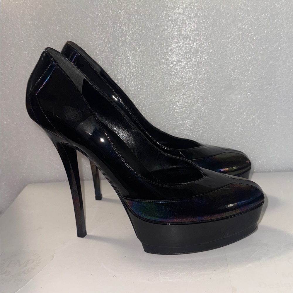 Elegant Gucci Oil Slick Platform Stiletto size 37,5 - Picture 7 of 16